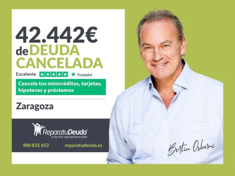 Repara tu Deuda Abogados cancela 42.442€ en Zaragoza (Aragón) con la Ley de Segunda Oportunidad - corporate.es