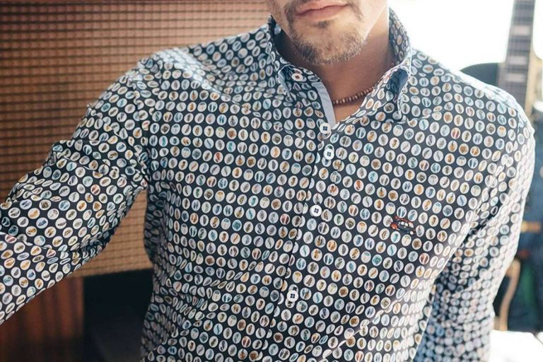 Camisas estampadas de hombre de manga larga en The Surfcar - corporate.es