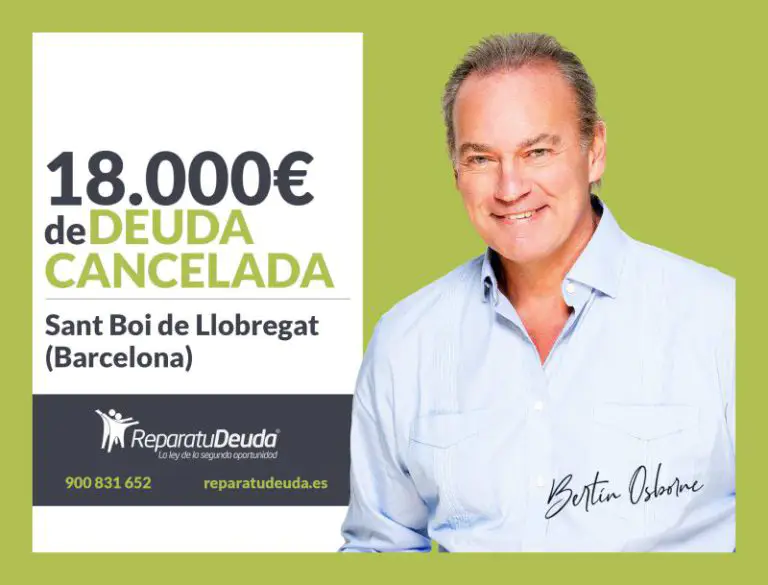 Repara tu Deuda cancela 18.000€ en Sant Boi de Llobregat (Barcelona) con la Ley de Segunda Oportunidad - corporate.es