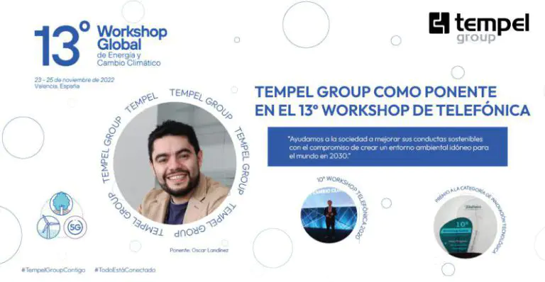 Tempel Group participa en el 13º Workshop Global de Energía y Cambio Climático de Telefónica - corporate.es